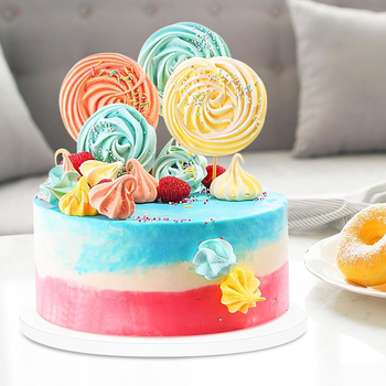 Riebalams atspari apvali torto pagrindinė plokštė su UV danga, Europos stiliaus dizainas