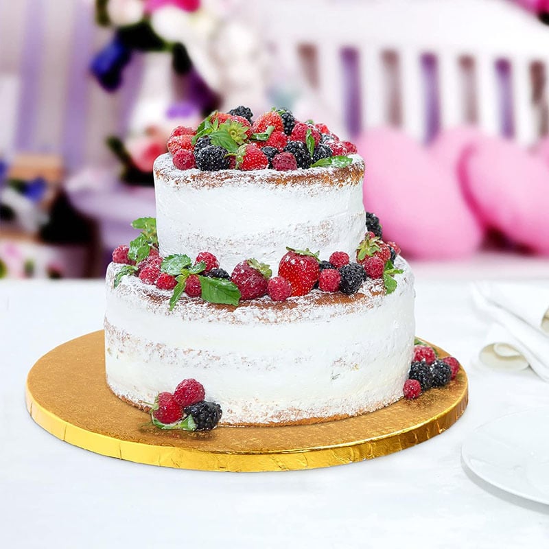 Riebalams atspari apvali torto pagrindinė plokštė su UV danga, Europos stiliaus dizainas