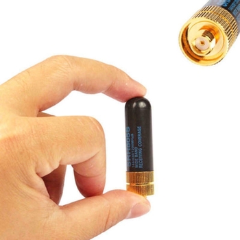 Διπλοτμηματική χειροκίνητη κεραία SRH805S συμβατή με Baofeng UV-5R, εμβέλεια 1,5–3 χλμ, υλικό: χάλυβας