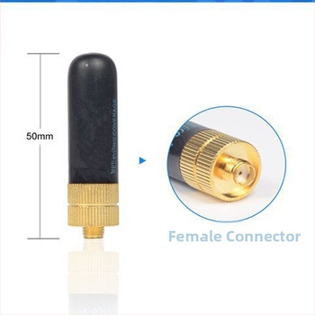 Διπλοτμηματική χειροκίνητη κεραία SRH805S συμβατή με Baofeng UV-5R, εμβέλεια 1,5–3 χλμ, υλικό: χάλυβας