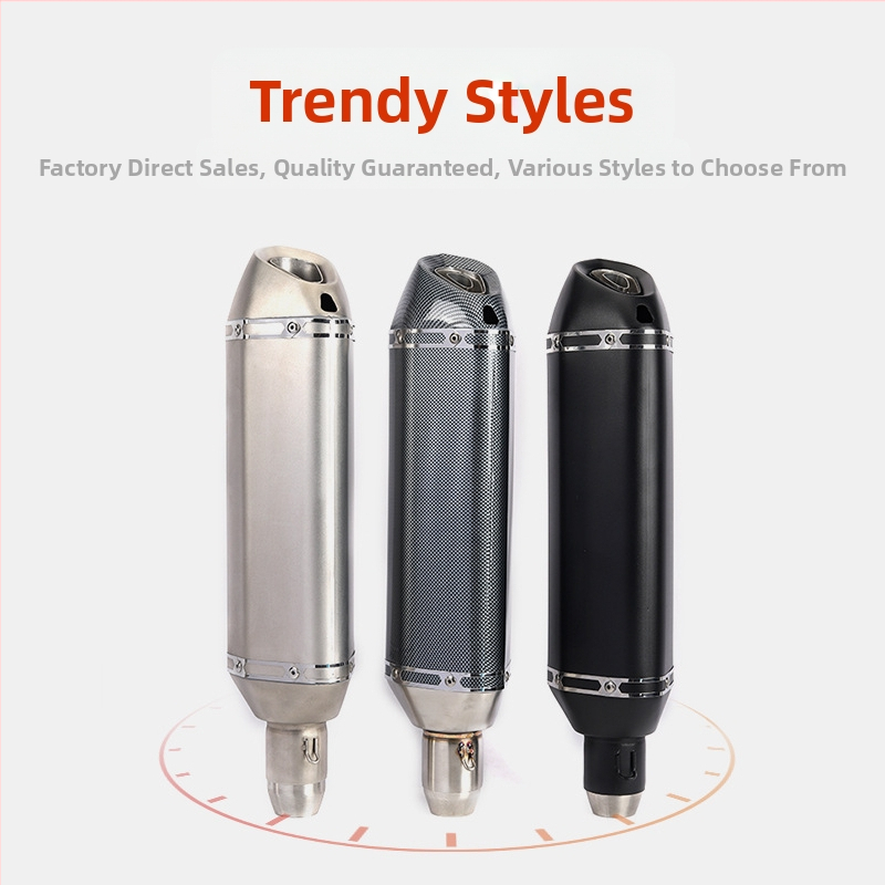 Мотоциклетен изпускател Голям шестостенен неръждаема стомана