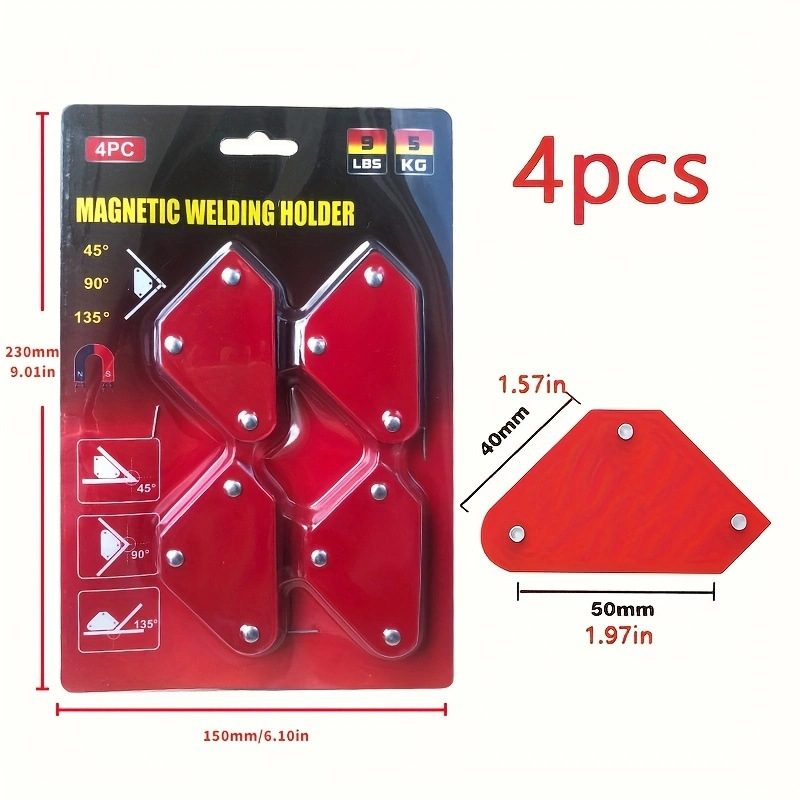 Zavarivački magnetski pozicioner s čvrstim magnetskim držanjem, magnet za pravi kut i višestrane kutne hvatalice, pomoćni stalak za zavarivanje