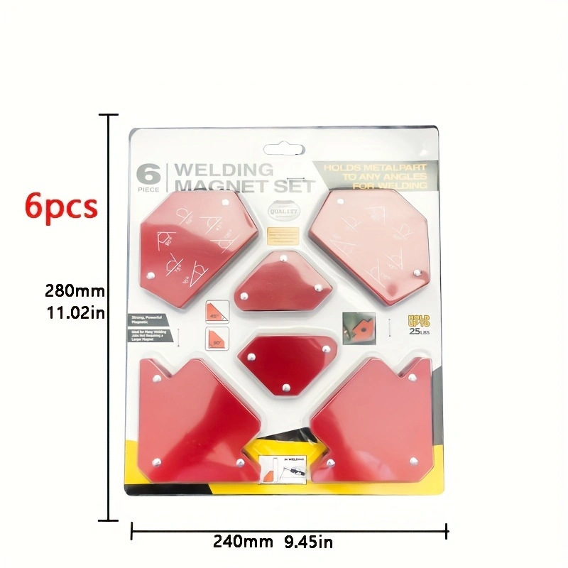 Zavarivački magnetski pozicioner s čvrstim magnetskim držanjem, magnet za pravi kut i višestrane kutne hvatalice, pomoćni stalak za zavarivanje