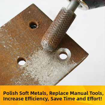 Петчленен комплект електрически въртящи се файлове, стоманени, кръгло сечение, еднозърнест модел, за нерудни метали