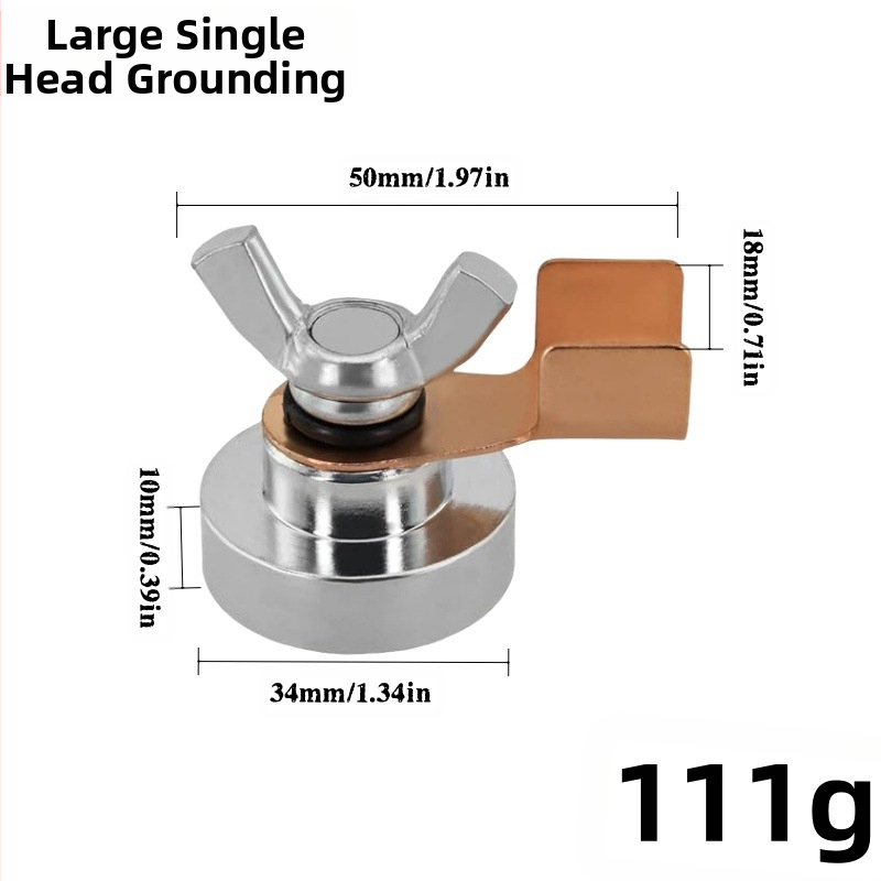 Магнитна заземяваща щипка за заваряване – железен монтаж, марка Xin mu tian, произход Китай