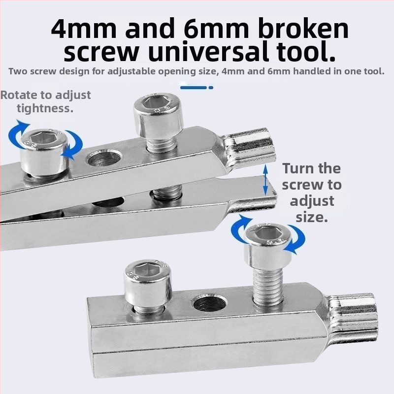 Ремонтен инструмент за кранове и тръби с универсален резбонарезач, извличач за счупени винтове и обратна резба — Brand: Other