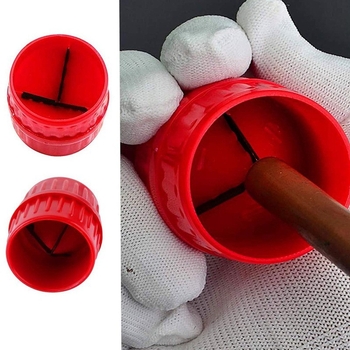 Εργαλείο φαλτσοποίησης σωληνώσεων για εσωτερικές και εξωτερικές άκρες – κατάλληλο για σωλήνες από πλαστικό, χαλκό και μέταλλο; απλός τύπος μοντέλου