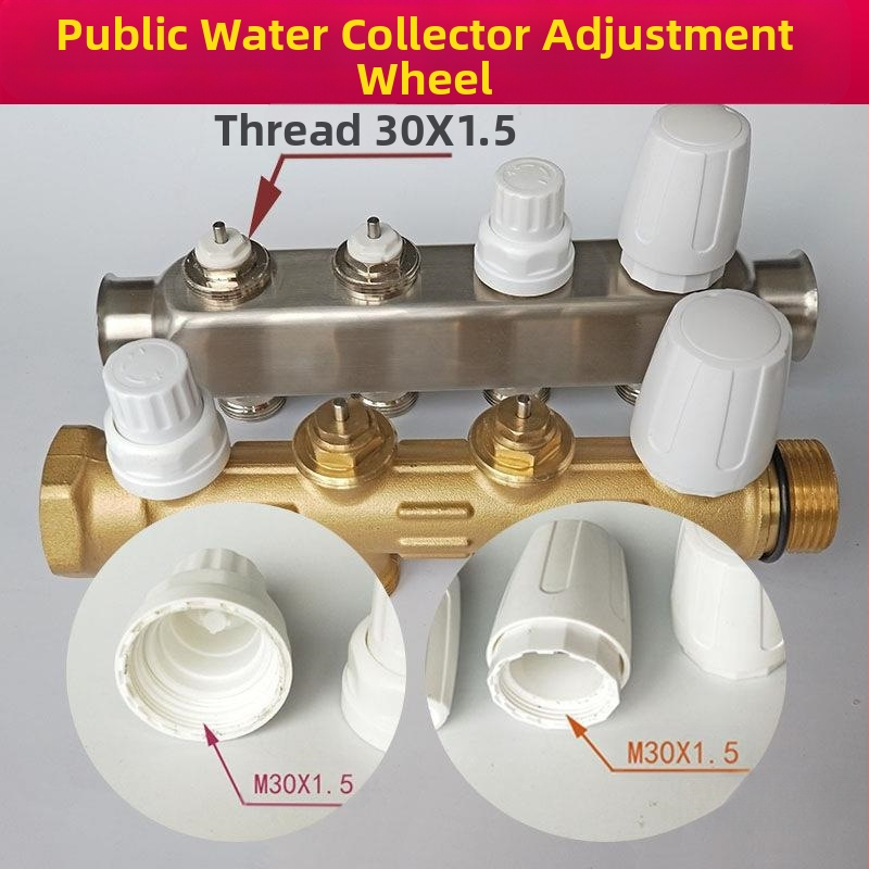 Distribucija podnog grijanja s ručnim kotačićem i automatskim ventilom za povrat vode EU CE certificirano