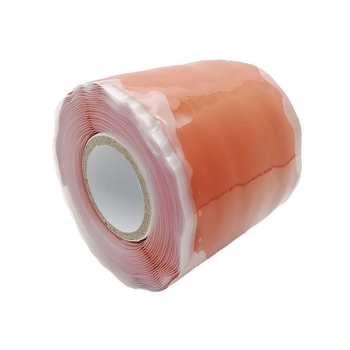 Λωρίδα σιλικόνης αυτοσυναρμογής για επισκευή διαρροών σωλήνων ύδατος, 1 mm πάχος, βάση σιλικόνης, αντοχή σε θερμοκρασία 260°C βραχυπρόθεσμα / 200°C μακροπρόθεσμα