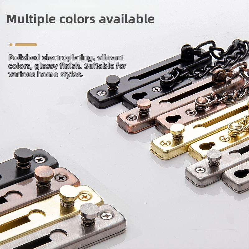 Верижно заключване за врати, двупунктово, неръждаема стомана, Top Valley, модерен стил