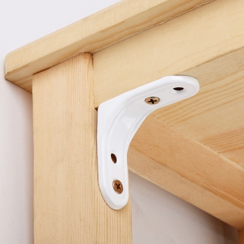 Γωνιακός στηριγμός από ψυχρό χάλυβα για έπιπλα — 90° συνδετήρας για τραπέζια και καρέκλες, Μοντέλο 065, Μάρκα First Horse, ενίσχυση και στερέωση, επίστρωση με πούδρα