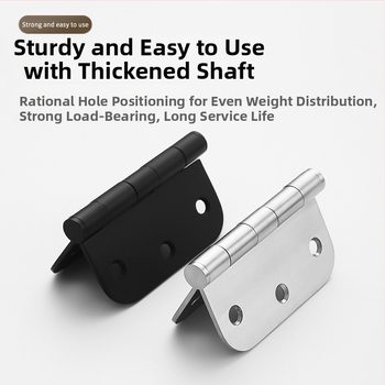 Nerūsējošā tērauda durvju eņģe, modelis 3535, slīpēta virsma, moderns minimālisma stils