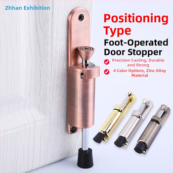 ZH613 Στοπ πόρτας και εντοπιστής από κράμα ψευδάργύρου, τοίχου, χειροκίνητος έλεγχος