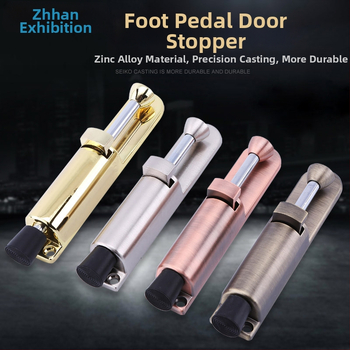 ZH613 Στοπ πόρτας και εντοπιστής από κράμα ψευδάργύρου, τοίχου, χειροκίνητος έλεγχος