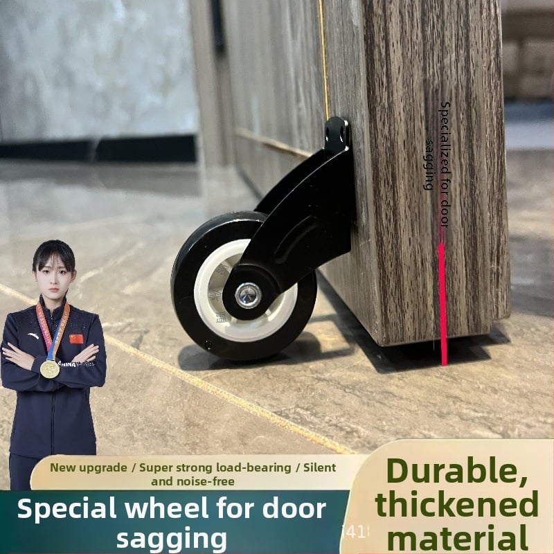 Долно колело за врати – волфрамова стомана, анти увисване, износоустойчиво, за дървени и метални врати – Paijia Wen