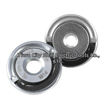 Real Profit M14 thread self-locking pressure plate for angle grinder with quick-release flange nut and power chuck, carbon steel