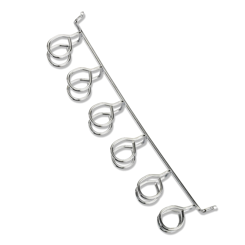 Perforált paneles szerszártartó, galvanizált vas, kreatív stílus, konyhai és raktári tárolás, HL márka