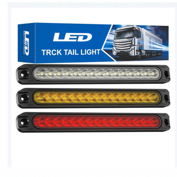 Φανάρι ουρά φορτηγού με 15 LED σε λωρίδα – LED, 12-24V, 3W, ABS