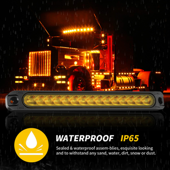 Φανάρι ουρά φορτηγού με 15 LED σε λωρίδα – LED, 12-24V, 3W, ABS