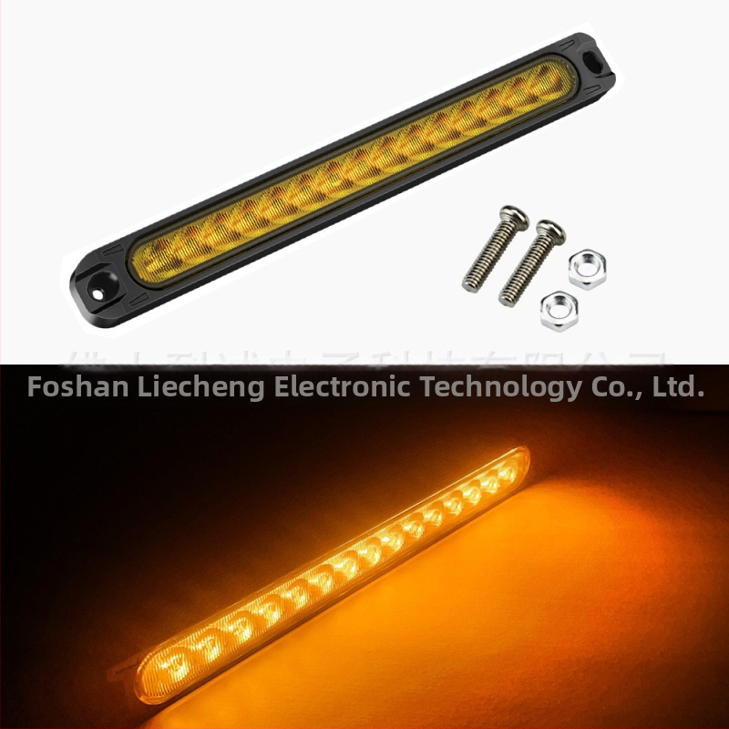 Φανάρι ουρά φορτηγού με 15 LED σε λωρίδα – LED, 12-24V, 3W, ABS