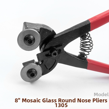 Mejialong πένσες για πλακίδια και γυαλί με στρογγυτό στόμιο και διπλό τροχό, εργαλείο κοπής μωσαϊκού, υψηλού άνθρακα ατσάλι, 0.23 kg