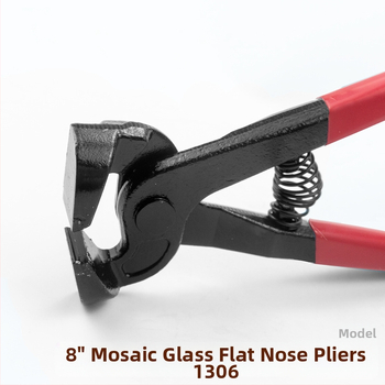 Mejialong πένσες για πλακίδια και γυαλί με στρογγυτό στόμιο και διπλό τροχό, εργαλείο κοπής μωσαϊκού, υψηλού άνθρακα ατσάλι, 0.23 kg