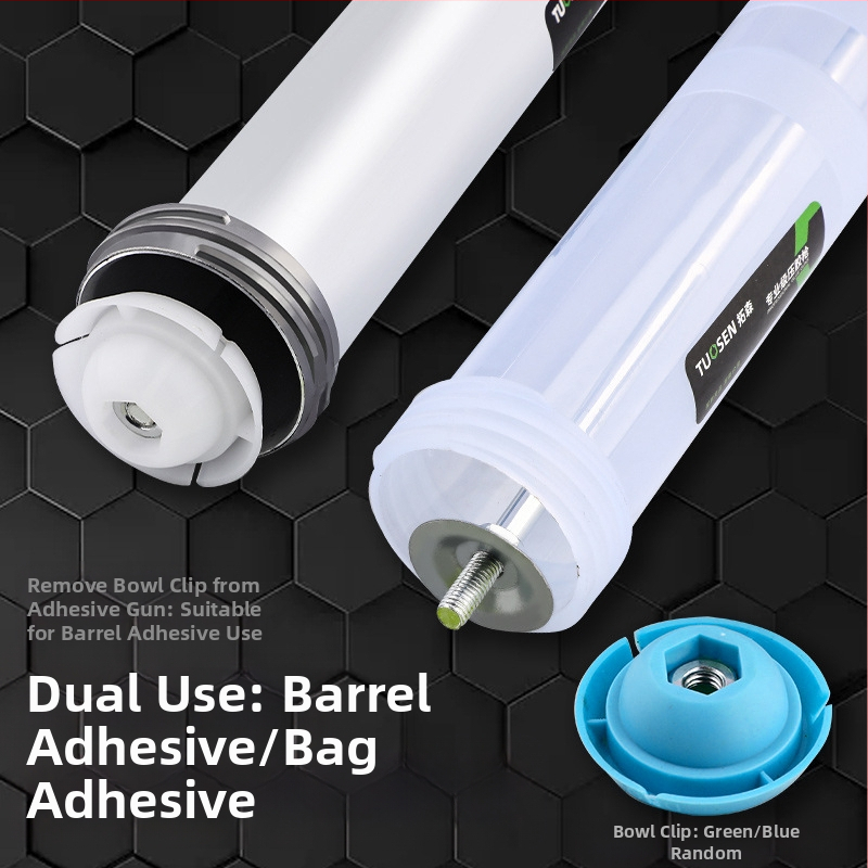 Ръчен пистолет за уплътнител за структурни лепила, капацитет 600 ml, алуминиево тяло, тегло 0,7 kg, подходящ за структурен уплътнител