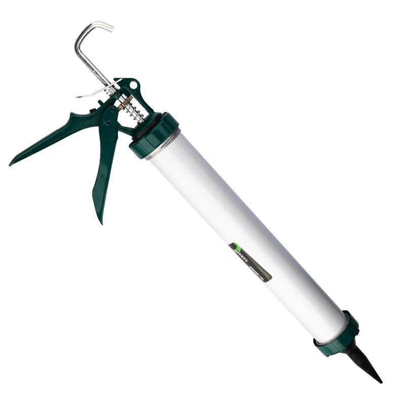 Ръчен пистолет за уплътнител за структурни лепила, капацитет 600 ml, алуминиево тяло, тегло 0,7 kg, подходящ за структурен уплътнител