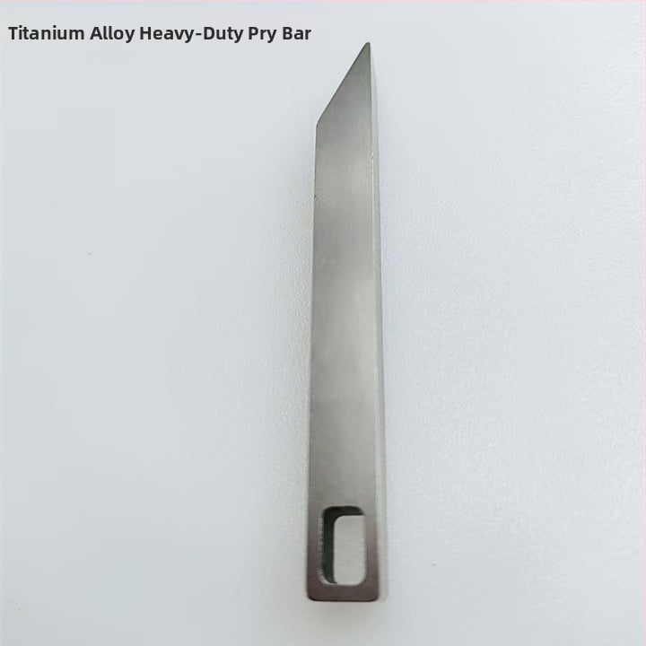 Nešiojamas sunkus crowbar – EDC įrankis pakabukui, titano lydinys