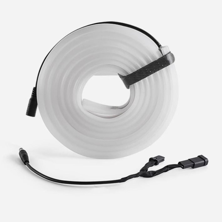 Silikoninė priekinės bagažinės atmosferos šviesa ir pasveikinimo šviesa Tesla Model 3 (Atnaujinta leidima), 12W, 16V