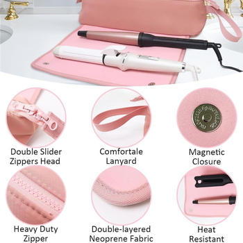 Κυβοειδούς σχήματος ταξιδιωτική τσάντα αποθήκευσης καλλυντικών και εργαλείων μαλλιών | υλικό: diving material | πολυλειτουργική | κατάλληλη για ταξίδια