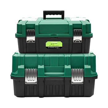 XTuosen Κουτί Εργαλείων με Τρία Επίπεδα — Φορητό Αδιάβροχο Πλαστικό Κουτί για Οικιακή Χρήση και Συντήρηση Αυτοκινήτου