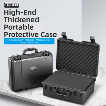 Cutie din plastic pentru unelte Smriti, portabilă, capacitate de încărcare 50 kg, cadru PP, seria 2838.