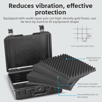 Smriti πλαστικό κουτί εργαλείων, φορητό, μέγιστη χωρητικότητα φόρτου 50 kg, πλαίσιο PP, σειρά 2838.