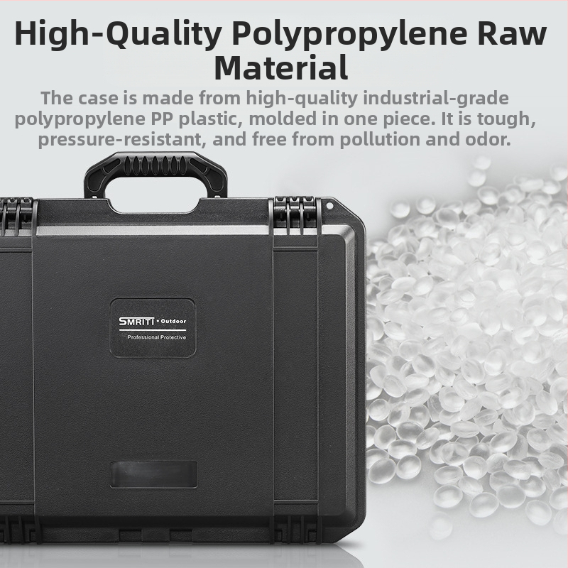 Cutie din plastic pentru unelte Smriti, portabilă, capacitate de încărcare 50 kg, cadru PP, seria 2838.