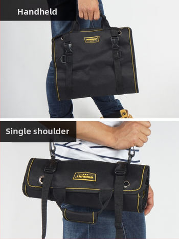 Τσάντα εργαλείων σε ρολό από παχυμένο καμβά για συντήρηση ύδρευσης και ηλεκτρικών εγκαταστάσεων