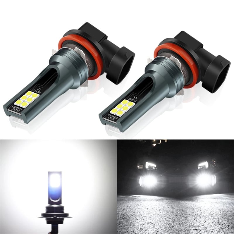LED φανάρι ομίχλης, επίπεδη διάταξη με 12 LED, πηγή φωτός 3030, ισχύς 12W, τάση 12V