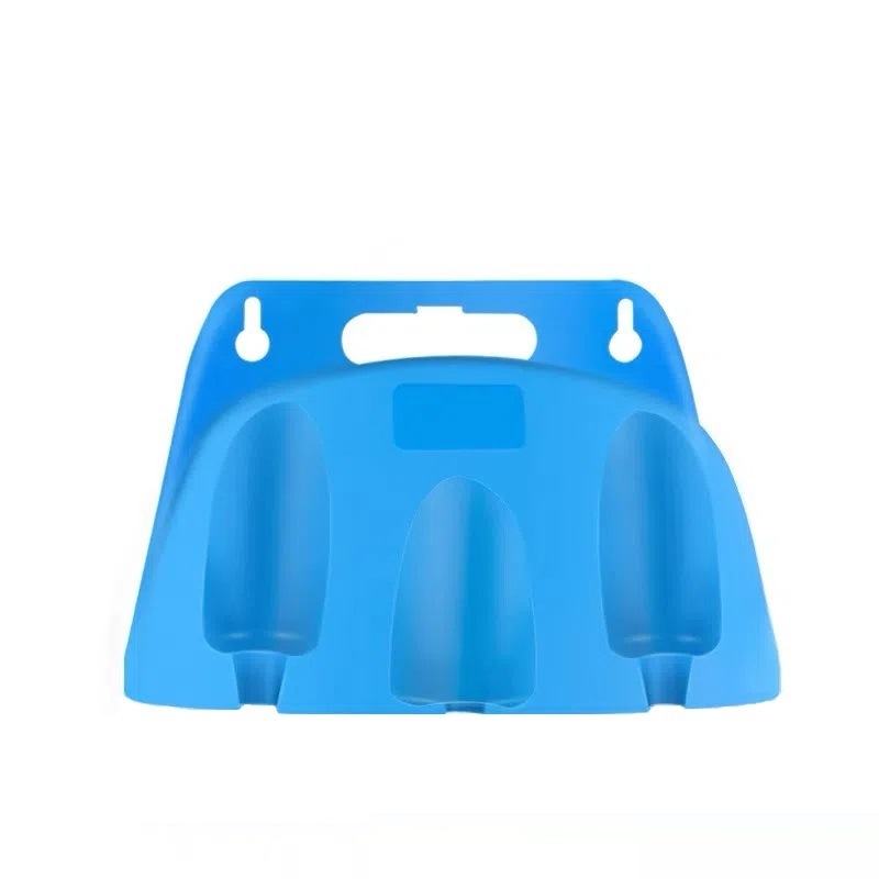 Sienas piestiprināms dārza šļūtenes uzglabāšanas rāmis (PP materiāls; sienas uzstādīšana; šļūtenes turētājs)