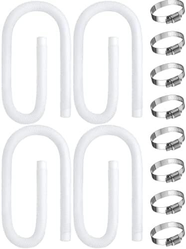 Σετ σωλήνων πισίνας, 4 τεμάχια, για πισίνες υπέργειες, Aikool