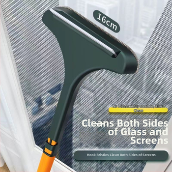 Βούρτσα καθαρισμού παραθύρων, διπλής όψης από πλαστικό, για οικιακή χρήση, χειροκίνητο εργαλείο καθαρισμού, κουτί 200 τεμάχια