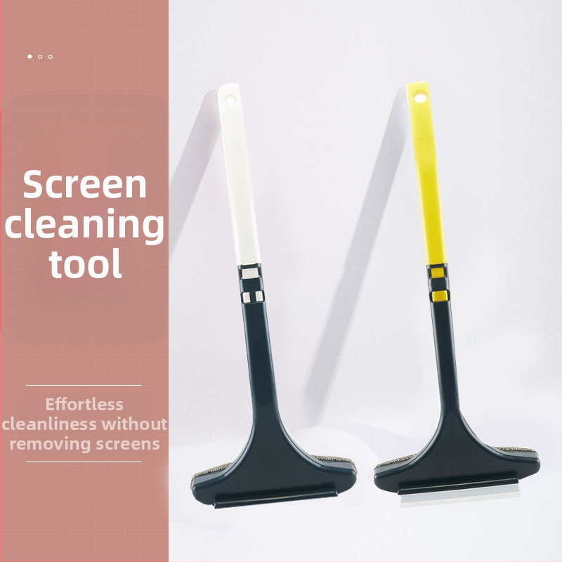 Βούρτσα καθαρισμού παραθύρων, διπλής όψης από πλαστικό, για οικιακή χρήση, χειροκίνητο εργαλείο καθαρισμού, κουτί 200 τεμάχια