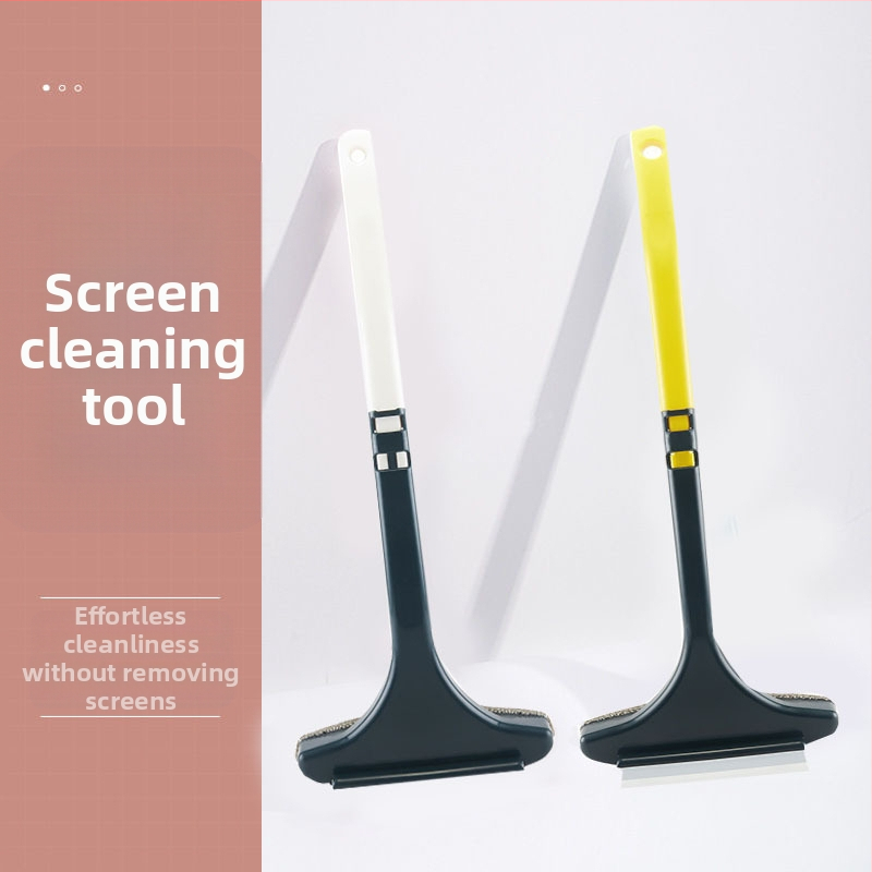 Βούρτσα καθαρισμού παραθύρων, διπλής όψης από πλαστικό, για οικιακή χρήση, χειροκίνητο εργαλείο καθαρισμού, κουτί 200 τεμάχια