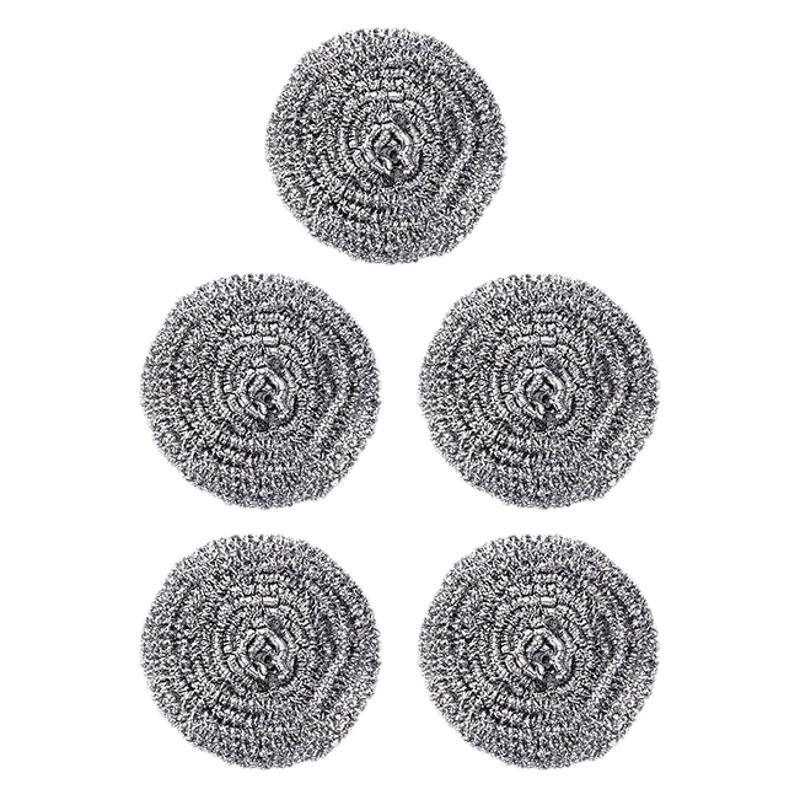 Rozsdamentes acélhuzal tisztító golyó edényekhez, 60 darabos csomag