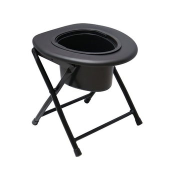 Седалка за тоалетна за възрастни, анти‑плъзгаща, подвижна и с дебела конструкция, подходяща за възрастни и бременни (Материал: Желязо)