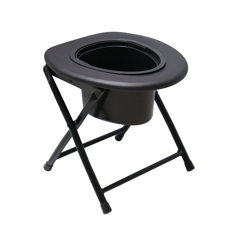 Седалка за тоалетна за възрастни, анти‑плъзгаща, подвижна и с дебела конструкция, подходяща за възрастни и бременни (Материал: Желязо)