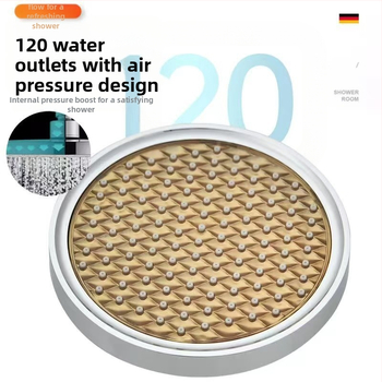 Felsőspray zuhanyfej, ABS, permetezés és eső funkcióval, 1,6 MPa, 0–100°C, kézi szerelés
