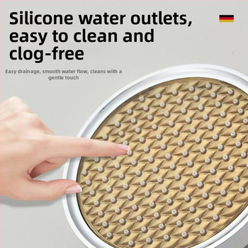 Felsőspray zuhanyfej, ABS, permetezés és eső funkcióval, 1,6 MPa, 0–100°C, kézi szerelés