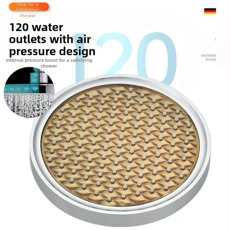 Sprchová hlavica s horným prskaním, ABS, funkcie prskanie a dážď, 1,6 MPa, 0–100°C, ručná montáž