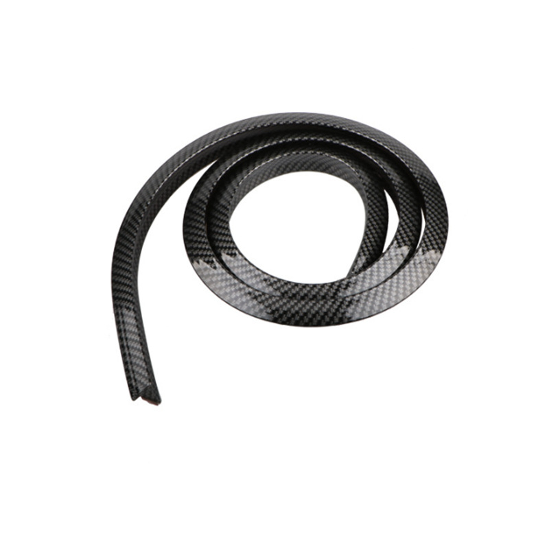 Τρίγωνικό φρύδι τροχού από καουτσούκ, με σχέδιο ανθρακονημάτων, εγκατάσταση χωρίς ζημιά, γενική χρήση