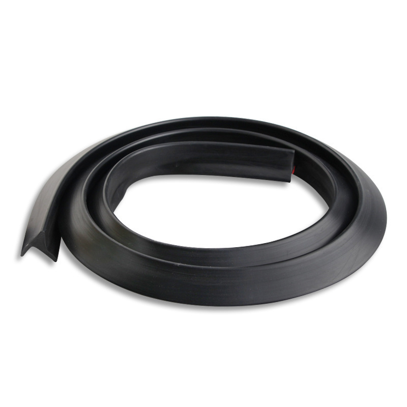 Τρίγωνικό φρύδι τροχού από καουτσούκ, με σχέδιο ανθρακονημάτων, εγκατάσταση χωρίς ζημιά, γενική χρήση